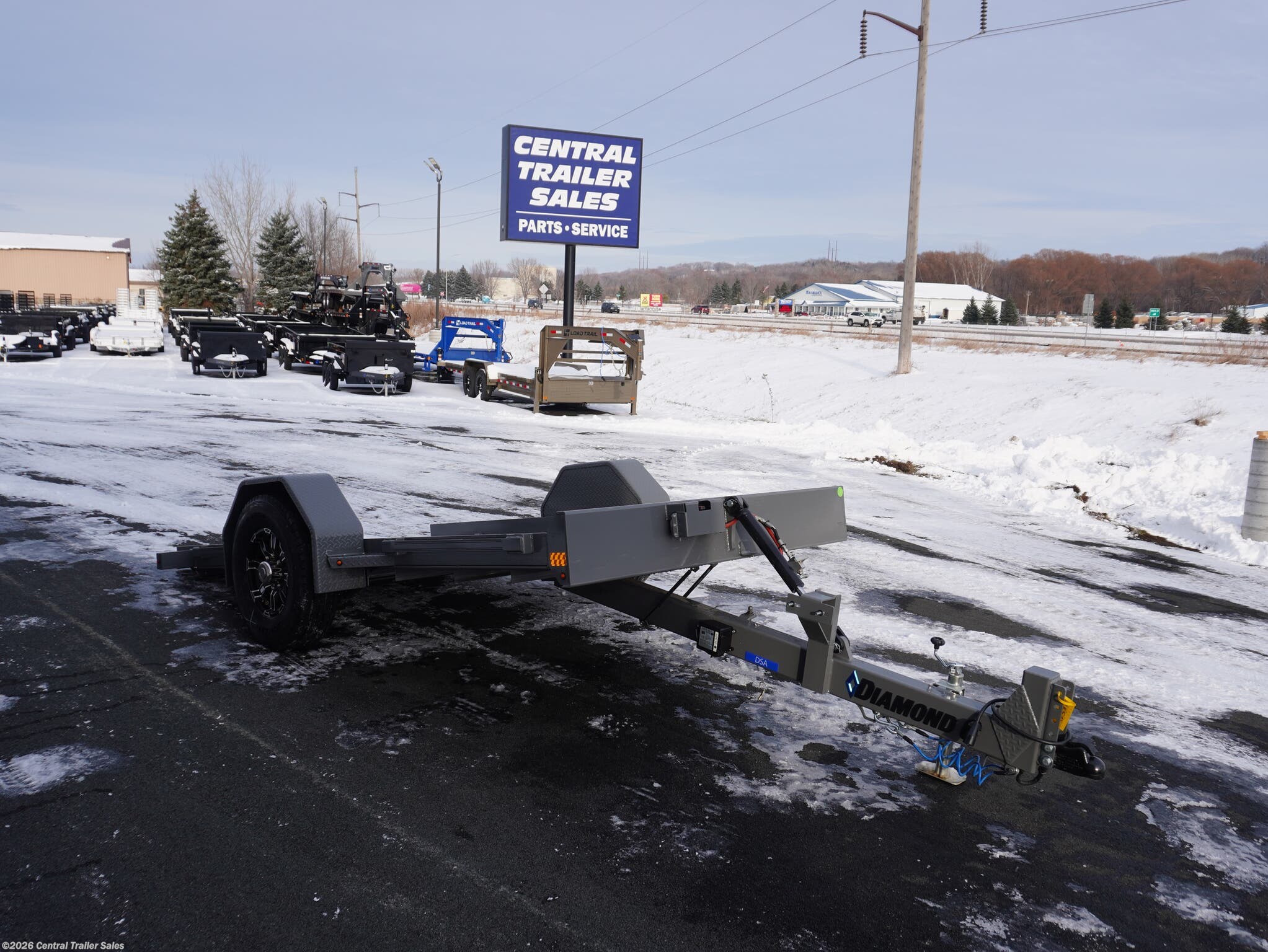 New 2025 Diamond C DSA 107 77"x12ft Tilt available in Jordan, Minnesota