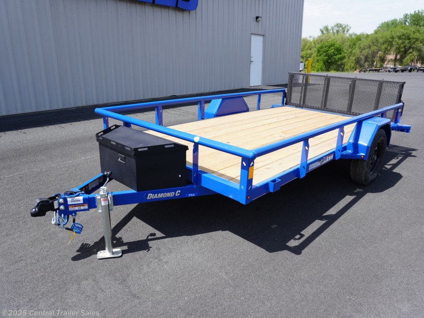 New 2025 Diamond C PSA 77&quot;x12&apos; Steel Frame Utility Trailer available in Jordan, Minnesota