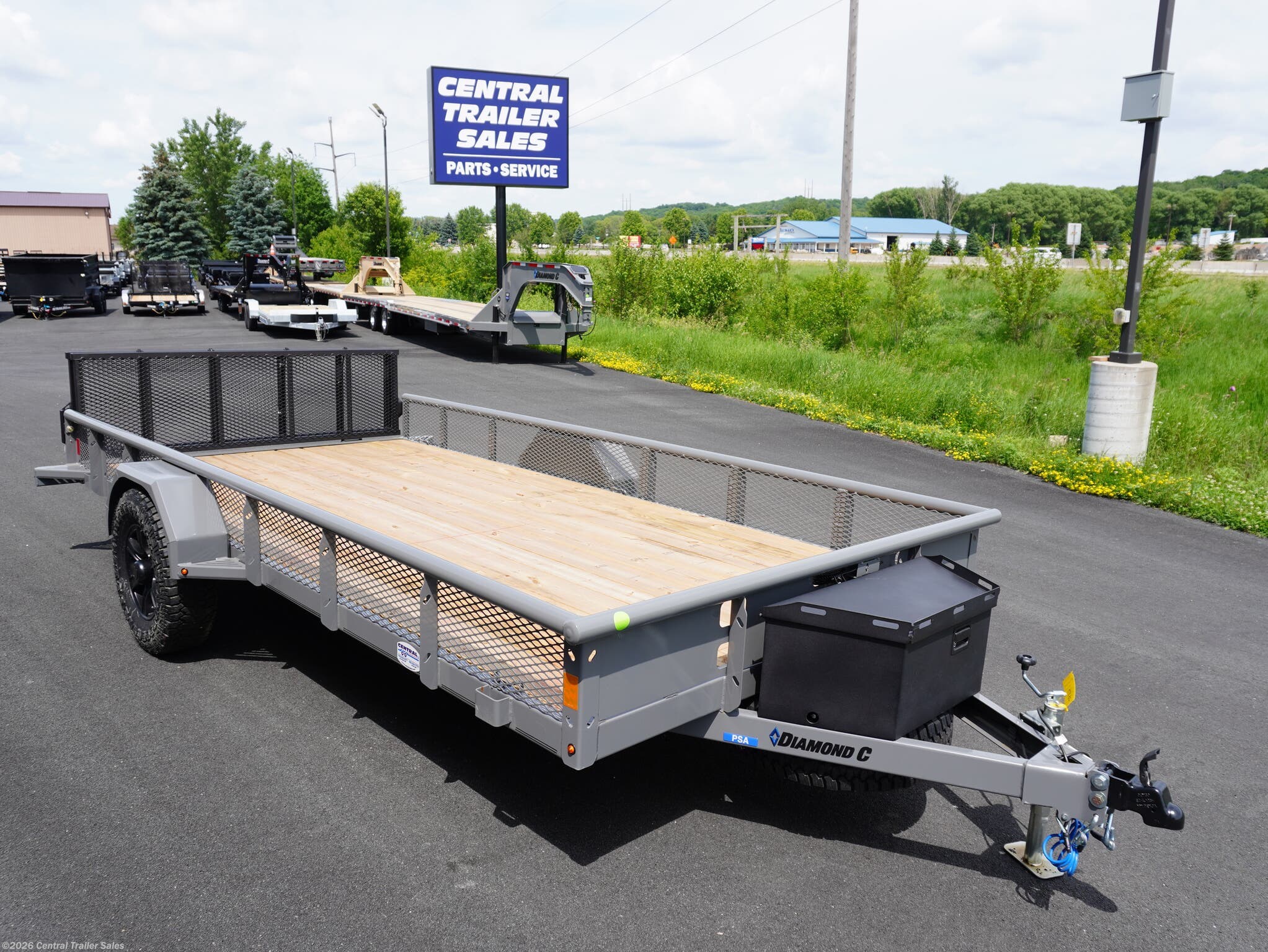 2025 Diamond C PSA 135 83"x14ft Venture Utility - New Utility Trailer for sale by Central Trailer Sales in Jordan, Minnesota
