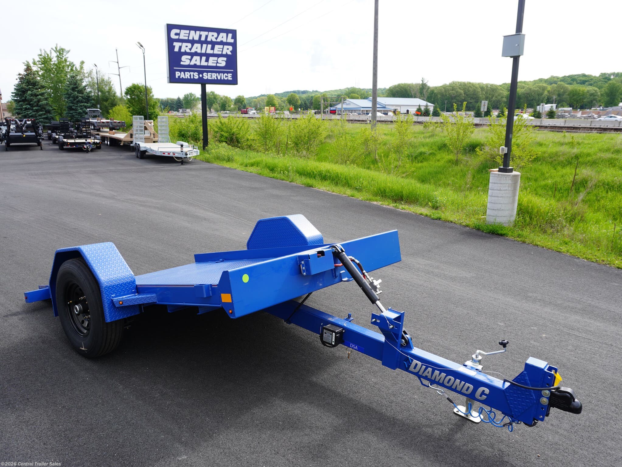 2025 Diamond C DSA 107 77"x10ft Tilt - New Tilt Deck Trailer for sale by Central Trailer Sales in Jordan, Minnesota