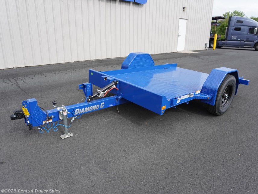 New 2025 Diamond C DSA 77&quot;x10ft Single 7K Axle Tilt Trailer available in Jordan, Minnesota