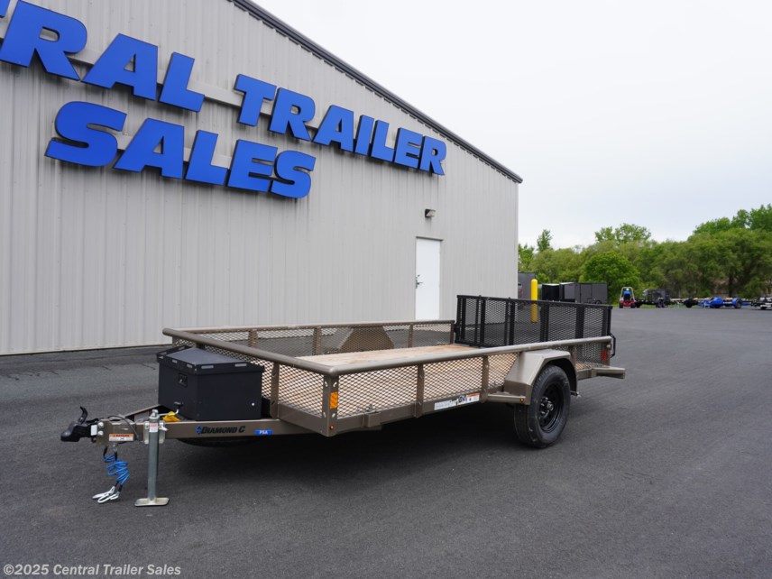 New 2025 Diamond C PSA 77&quot;x12ft Steel Frame Single Axle Utility Trailer available in Jordan, Minnesota