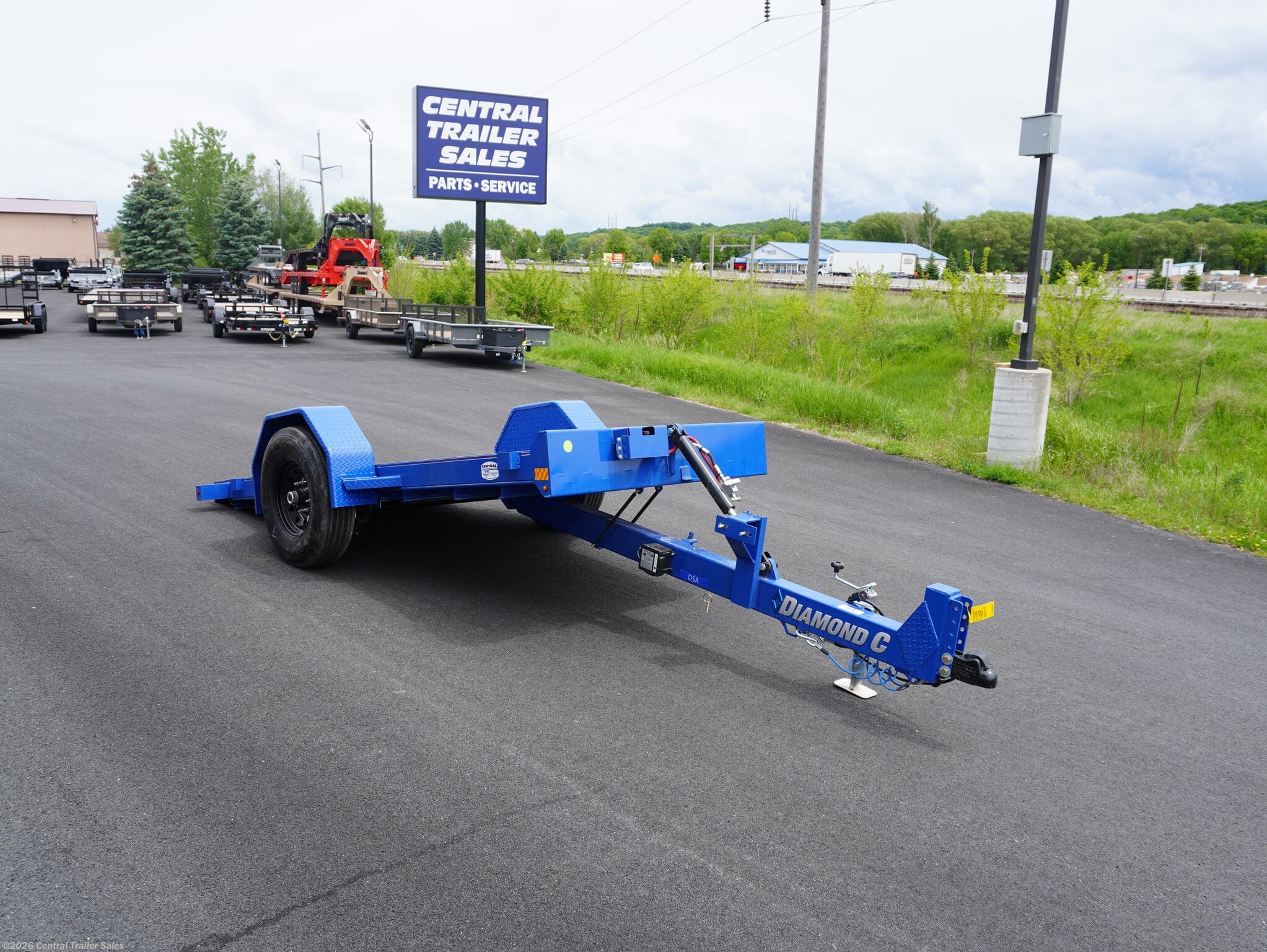 2025 Diamond C DSA 107 59"x12ft Tilt - New Tilt Deck Trailer for sale by Central Trailer Sales in Jordan, Minnesota