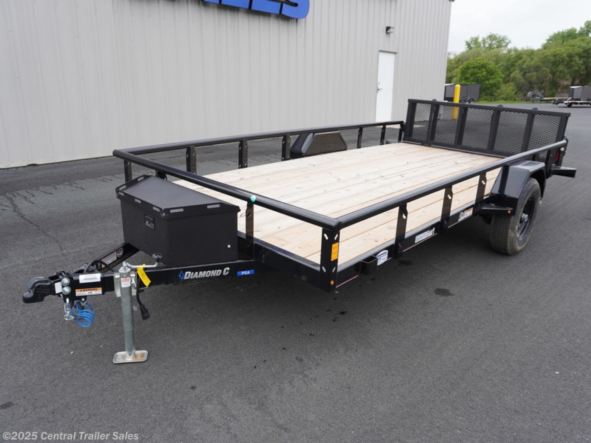 New 2025 Diamond C PSA 83&quot;x14ft Utility Trailer W/Single 6K Axle available in Jordan, Minnesota