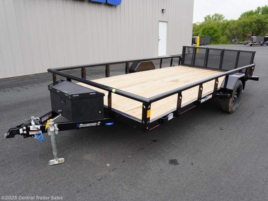New 2025 Diamond C PSA 83&quot;x14ft Single Axle Utility Trailer available in Jordan, Minnesota