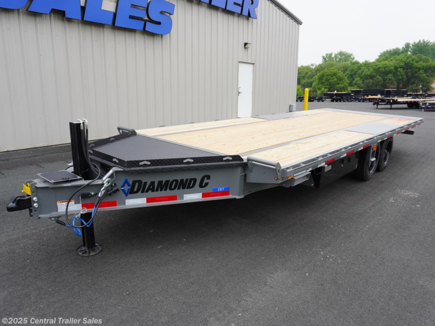 New 2025 Diamond C DET 102&quot;x22ft Deckover Power Full Tilt Tandem 7k Axles available in Jordan, Minnesota