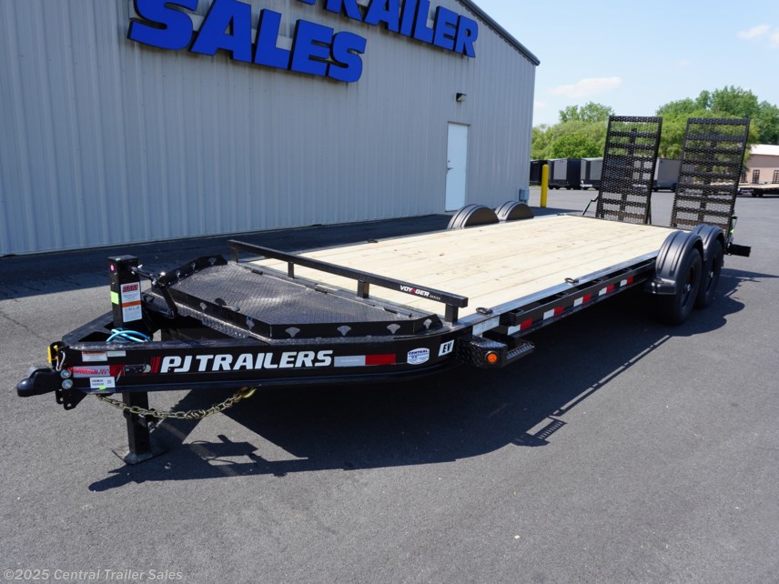 New 2026 PJ Trailers EV 83&quot;x22ft I-Beam Equipment Trailer - 7k Axles available in Jordan, Minnesota