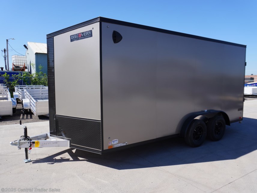 New 2026 Discovery Trailers Endeavor Aluminum 7.5x16ft Aluminum Enclosed Trailer available in Jordan, Minnesota
