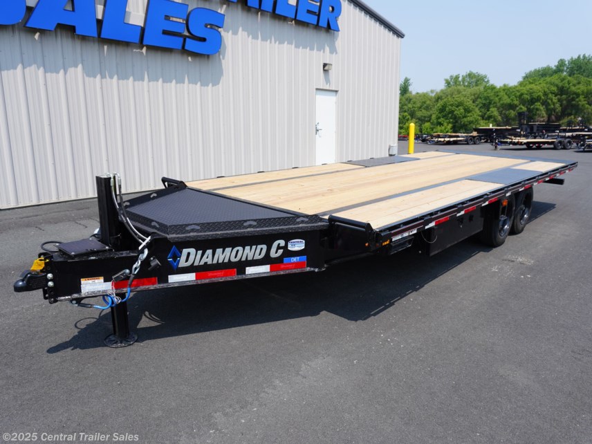 New 2025 Diamond C DET 102&quot;x22ft Deckover Power Full Tilt Tandem 7k Axles available in Jordan, Minnesota
