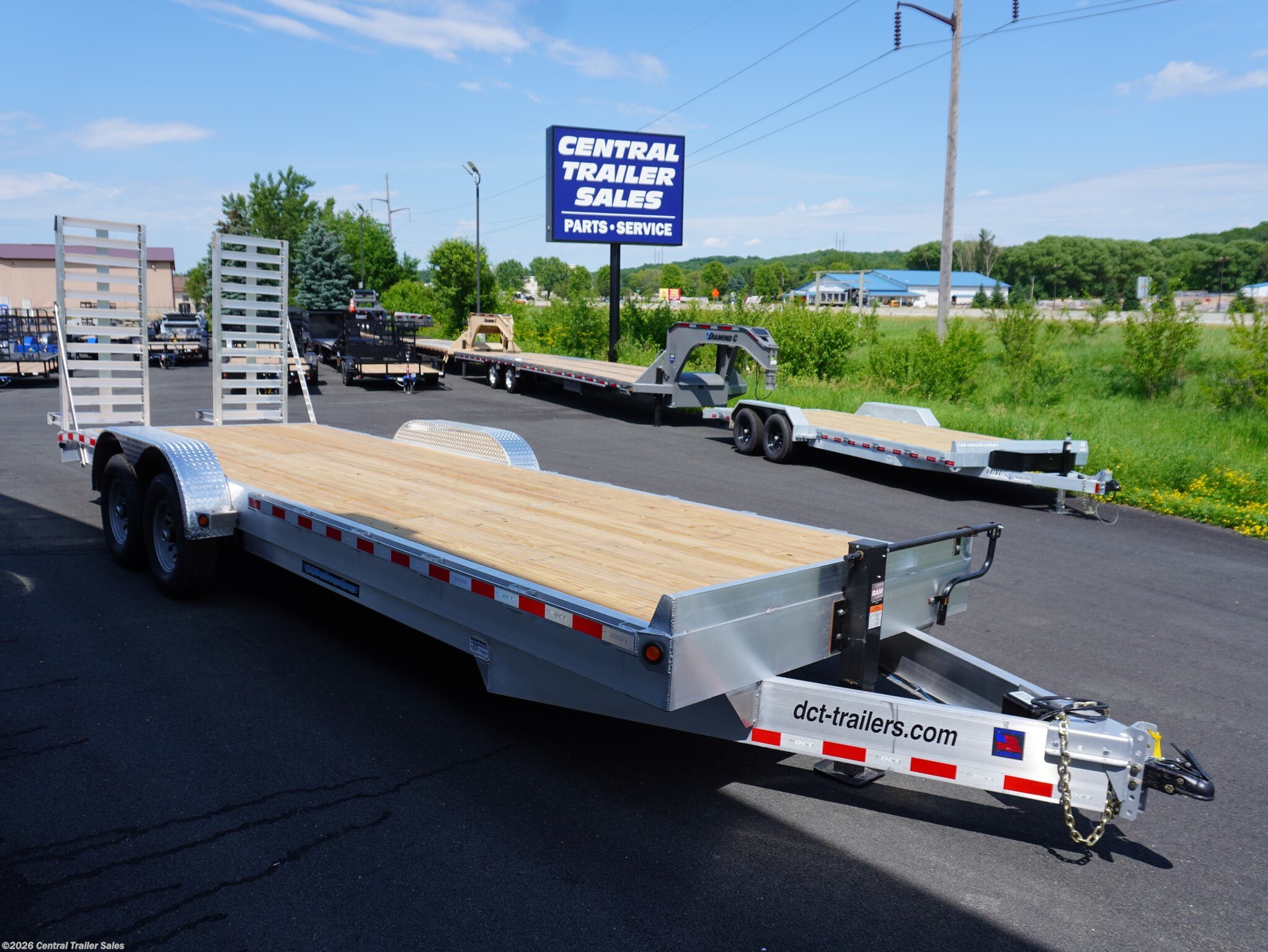 2026 Dell Rapids Custom Trailers 24ft Aluminum Equipment - New Equipment Trailer for sale by Central Trailer Sales in Jordan, Minnesota