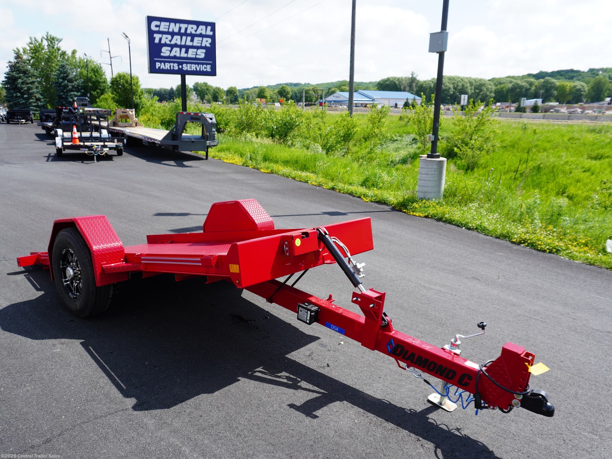 New 2025 Diamond C DSA 107 59"x12ft Tilt available in Jordan, Minnesota