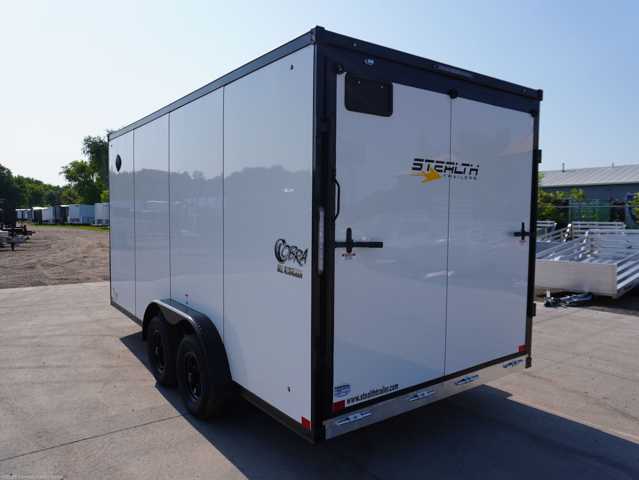 2025 Stealth Cobra 7.5x16ft Aluminum Enclosed - New Cargo Trailer for sale by Central Trailer Sales in Jordan, Minnesota