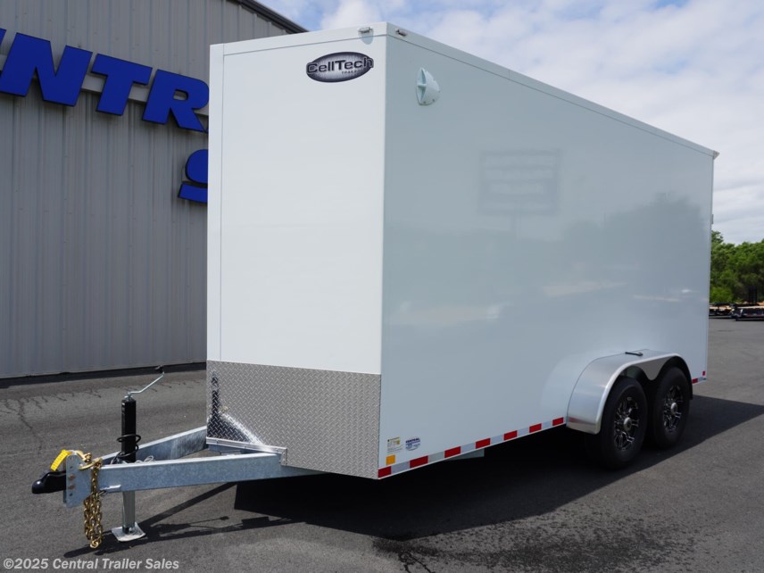 New 2025 CellTech 7x16&apos; Galvanized Steel Cargo Trailer 8&apos; Int Height available in Jordan, Minnesota