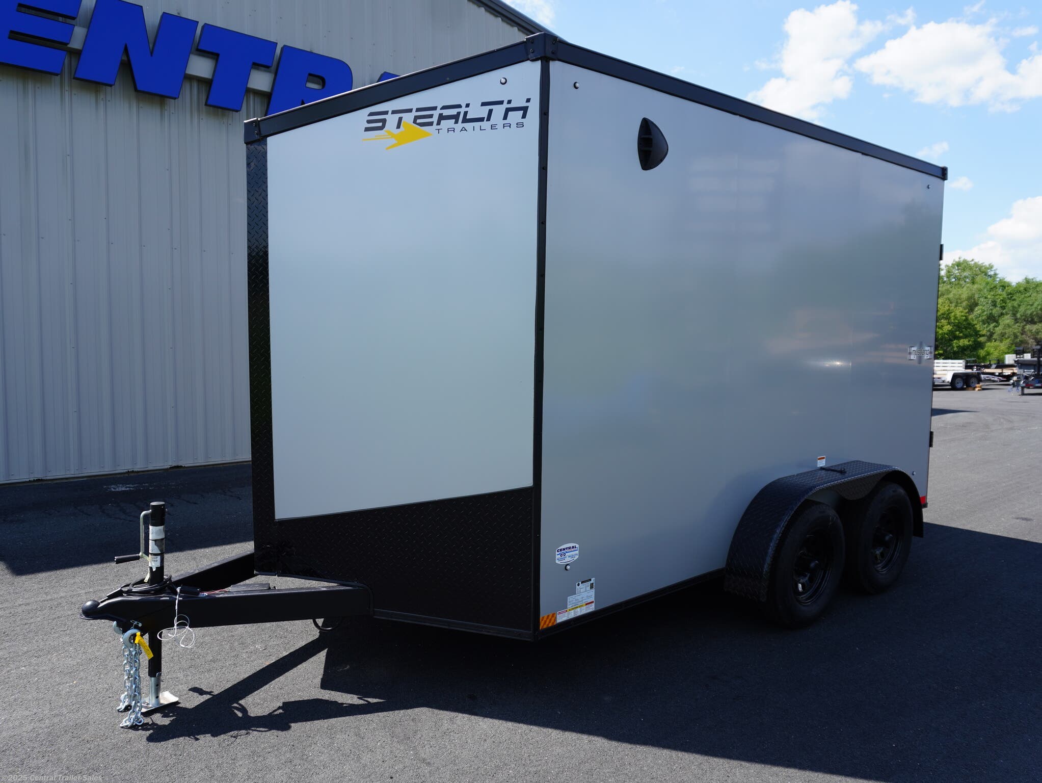 2025 Stealth Mustang 7x12 Tandem 3500# Axle Steel Frame Cargo Trailer