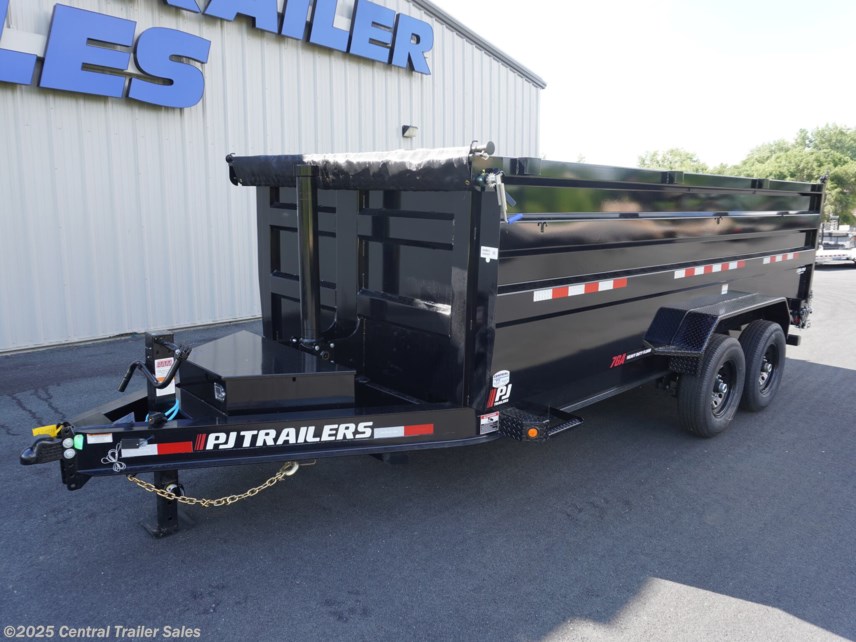 New 2026 PJ Trailers DT 83&quot;x16ft Telescopic Dump, 4&apos; Sides, 14k GVWR available in Jordan, Minnesota