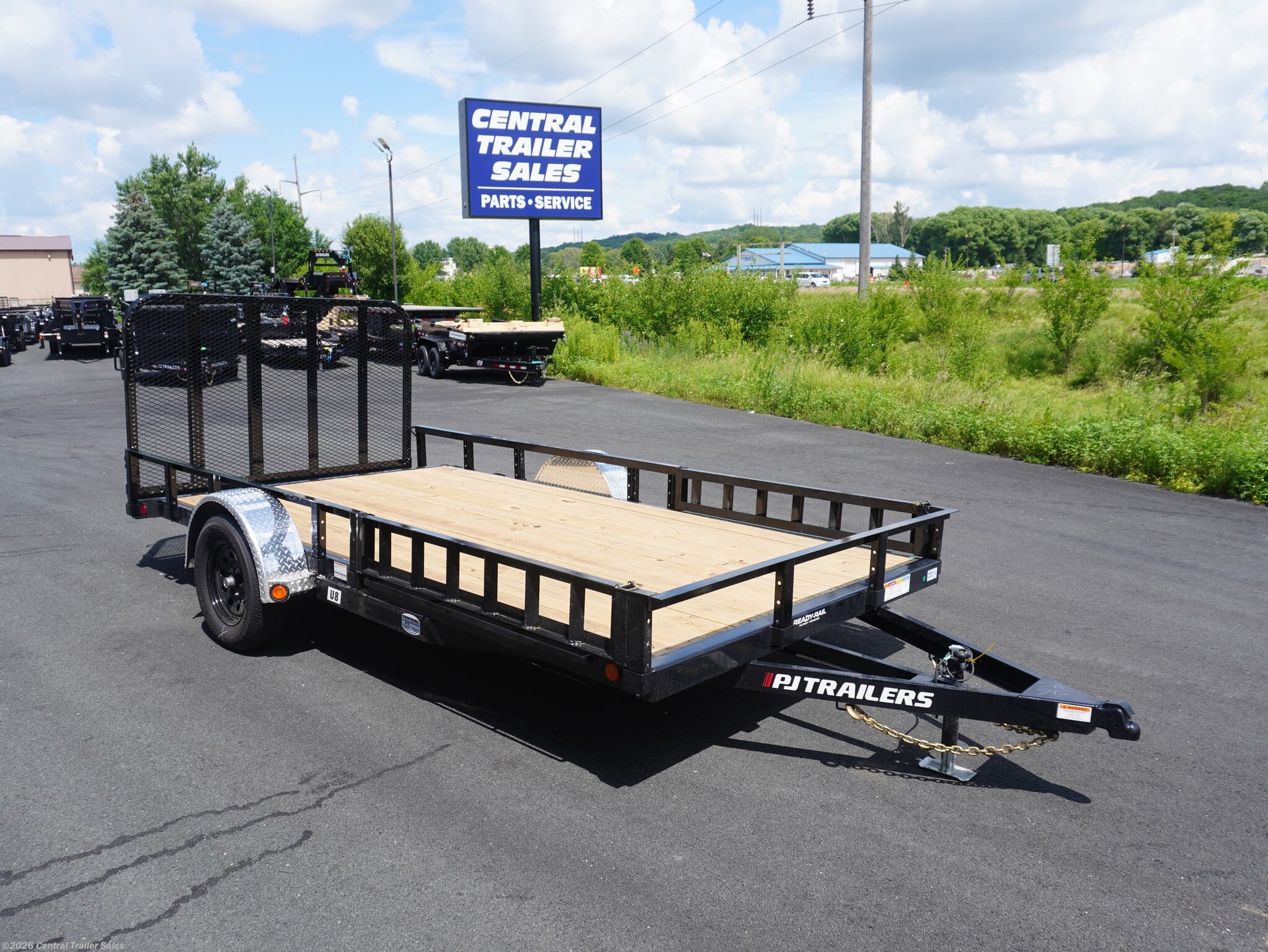 2026 U8 83"x14ft Utility by PJ Trailers from Central Trailer Sales in Jordan, Minnesota