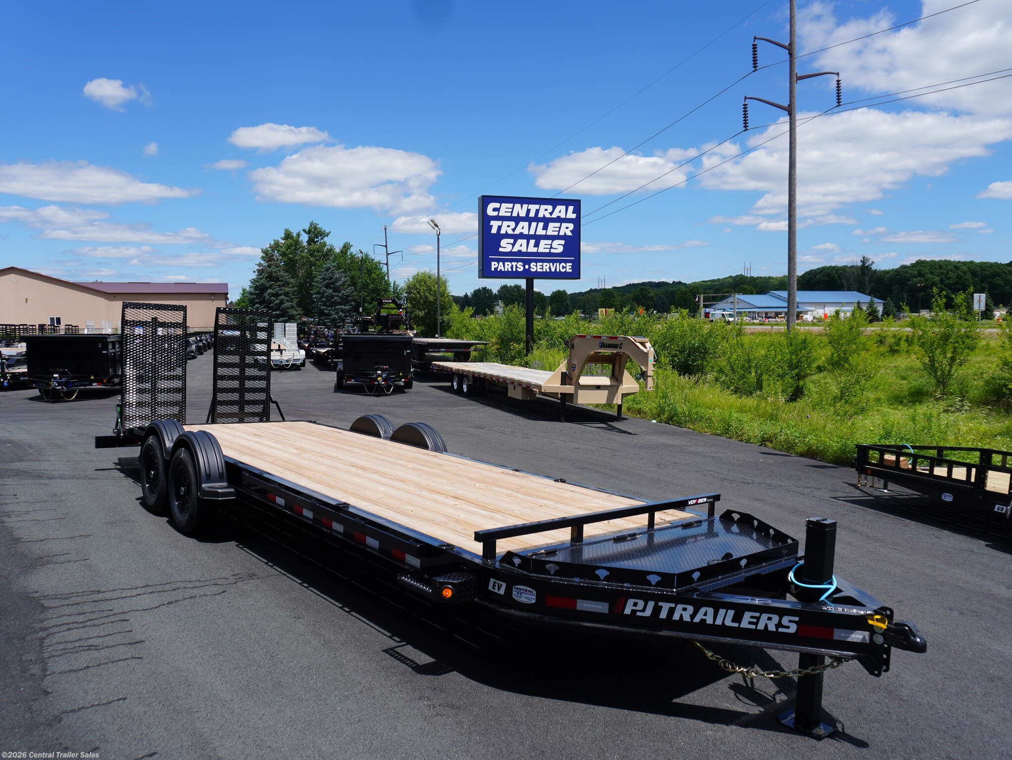 2026 PJ Trailers EV 24ft Equipment Trailer - New Equipment Trailer for sale by Central Trailer Sales in Jordan, Minnesota
