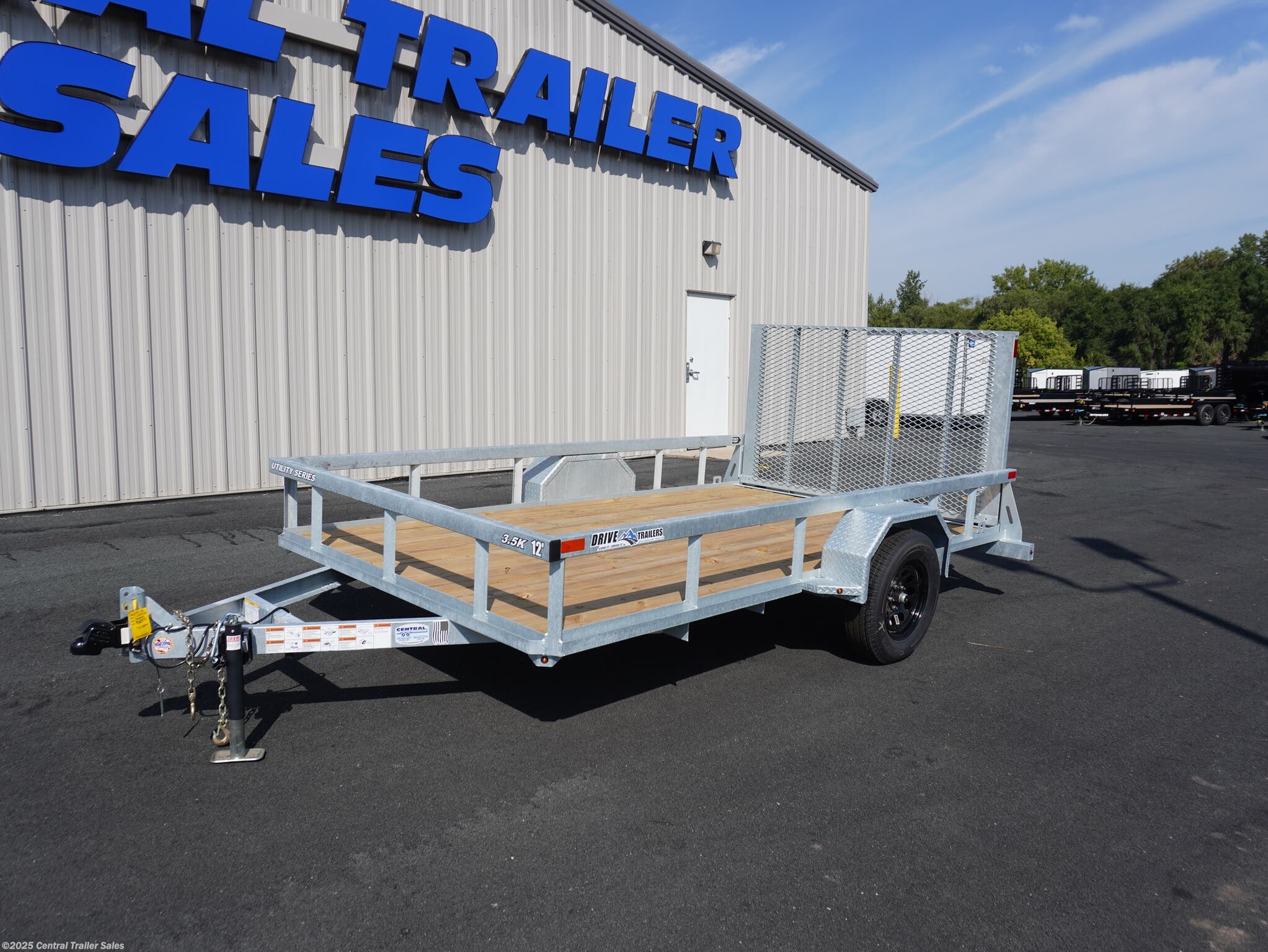 2026 Drive Trailers 7x12ft Single 3500# Axle Galvanized Trailer