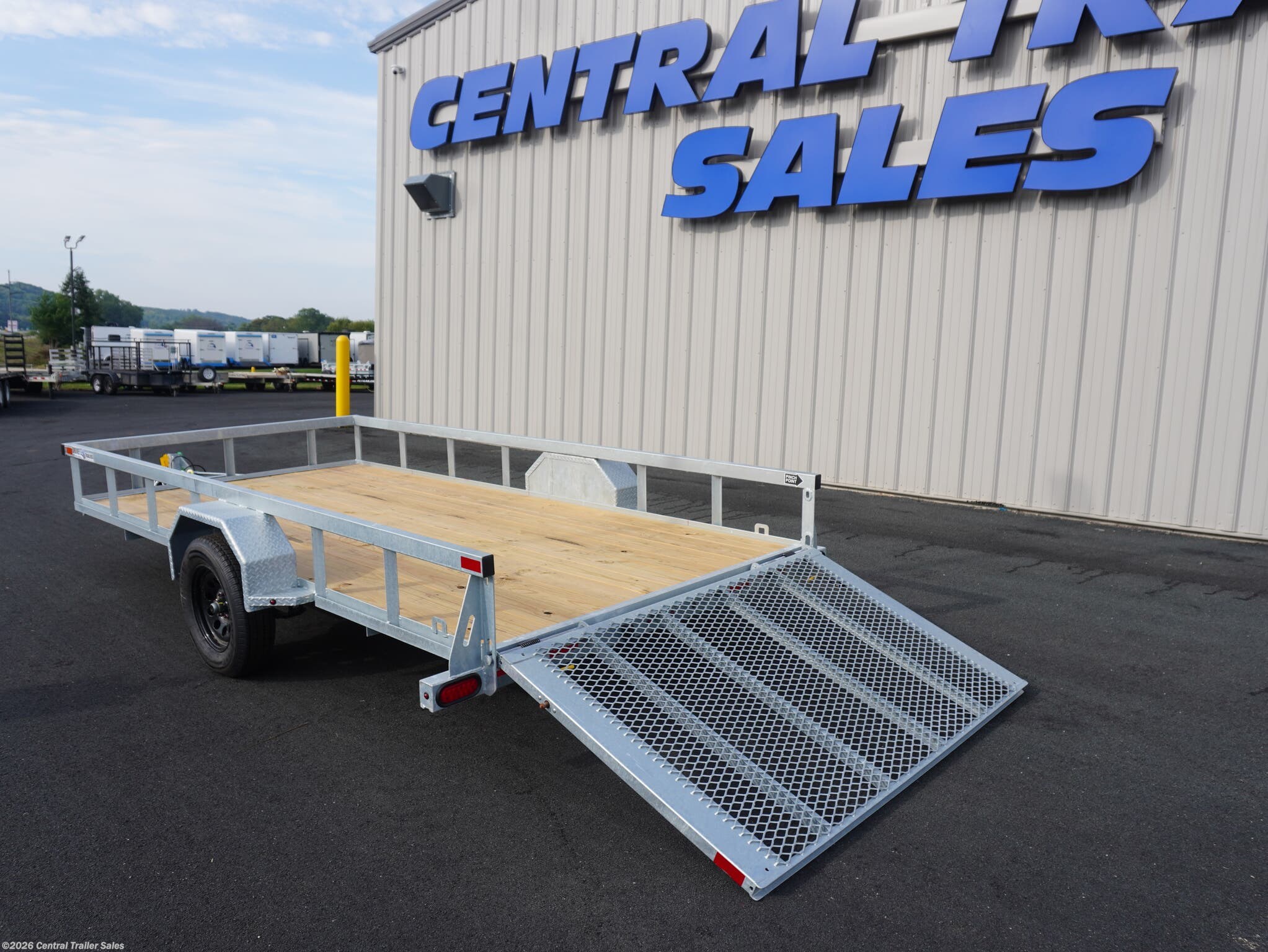 2026 Drive Trailers 7x14ft Galvanized Utility - New Utility Trailer for sale by Central Trailer Sales in Jordan, Minnesota