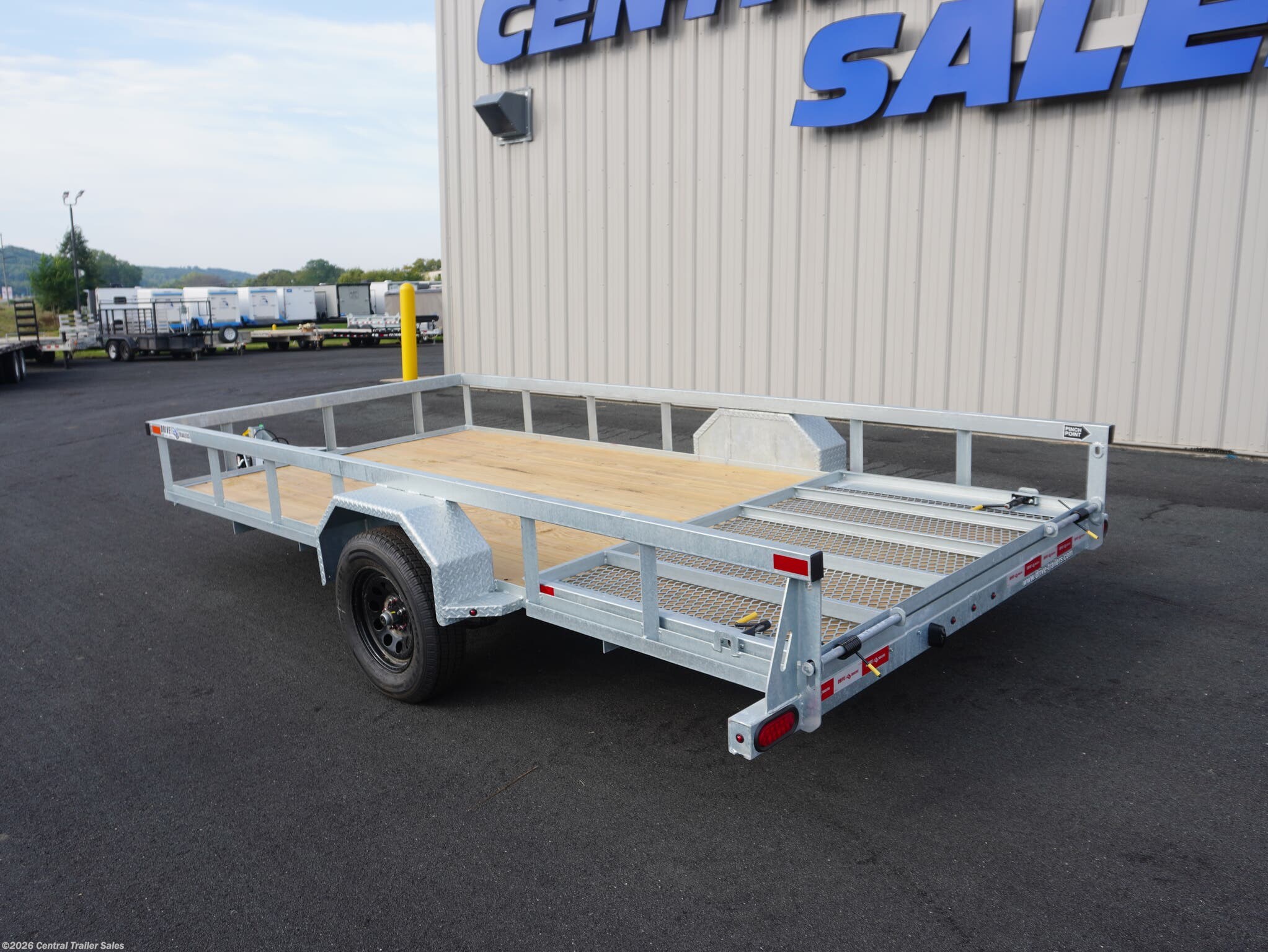 2026 7x14ft Galvanized Utility by Drive Trailers from Central Trailer Sales in Jordan, Minnesota