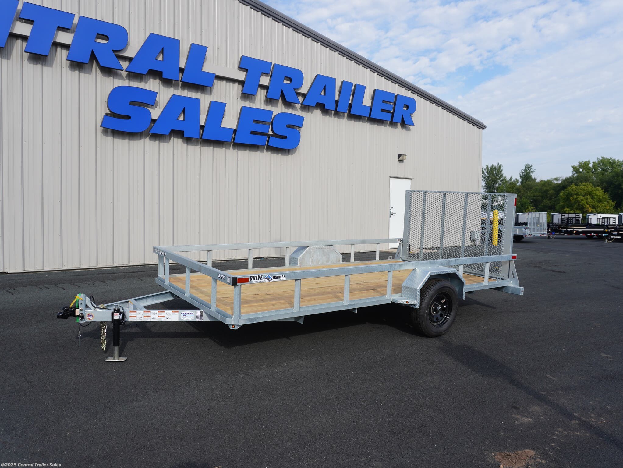 2026 Drive Trailers 7x14ft Single 3500# Axle Galvanized Trailer