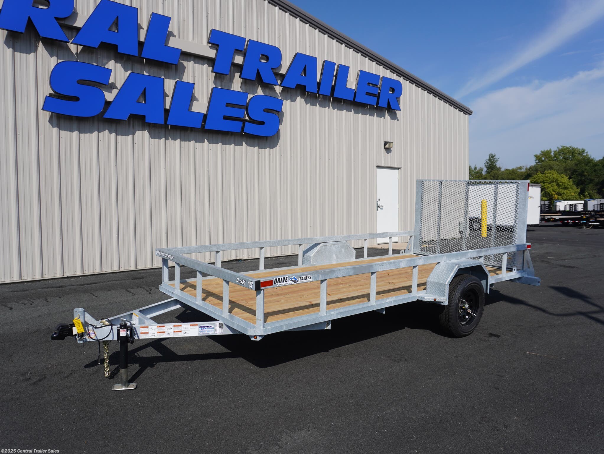 2026 Drive Trailers 6x14ft Single 3500# Axle Galvanized Trailer