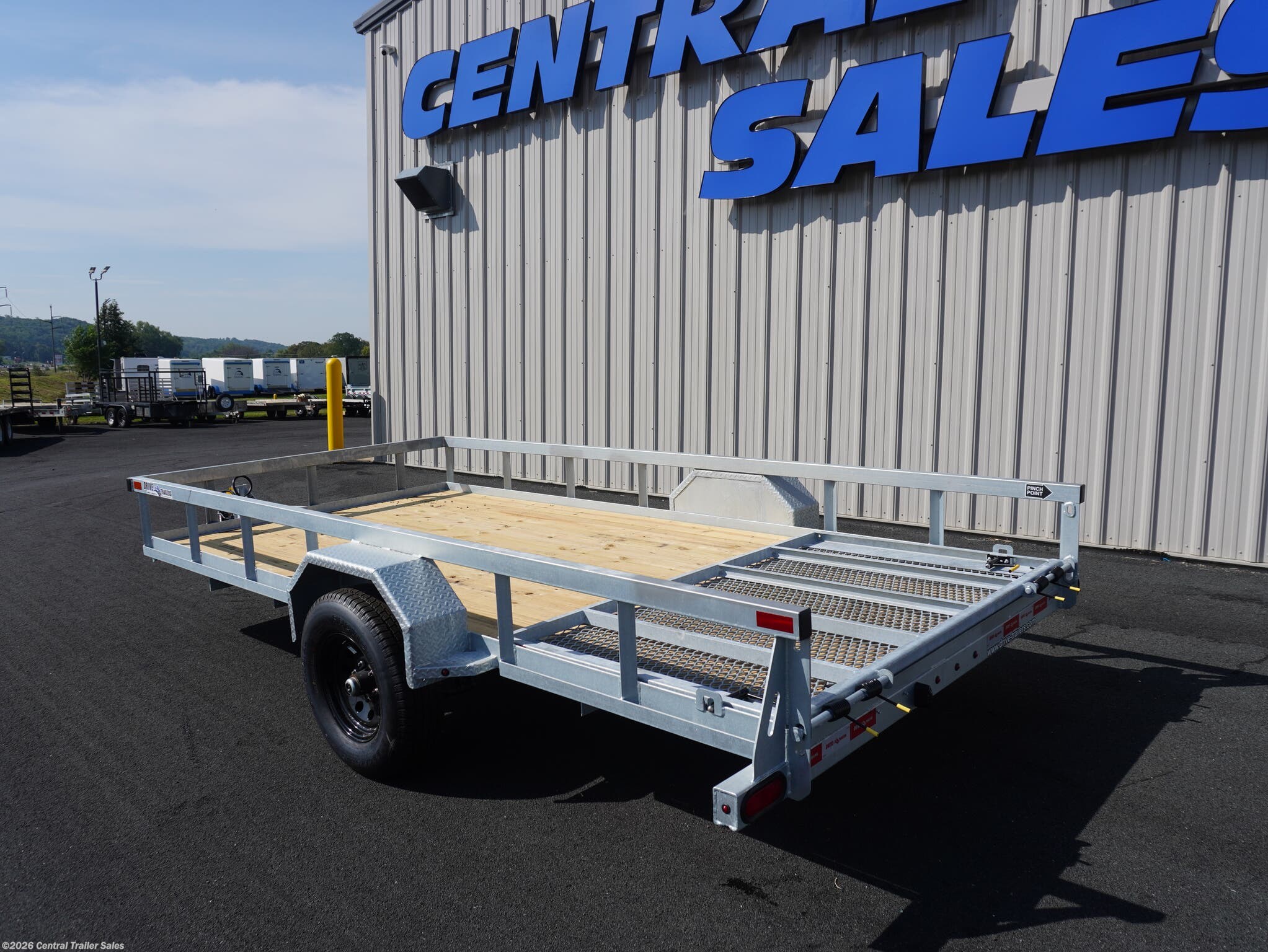 2026 7x14ft Galvanized Utility by Drive Trailers from Central Trailer Sales in Jordan, Minnesota