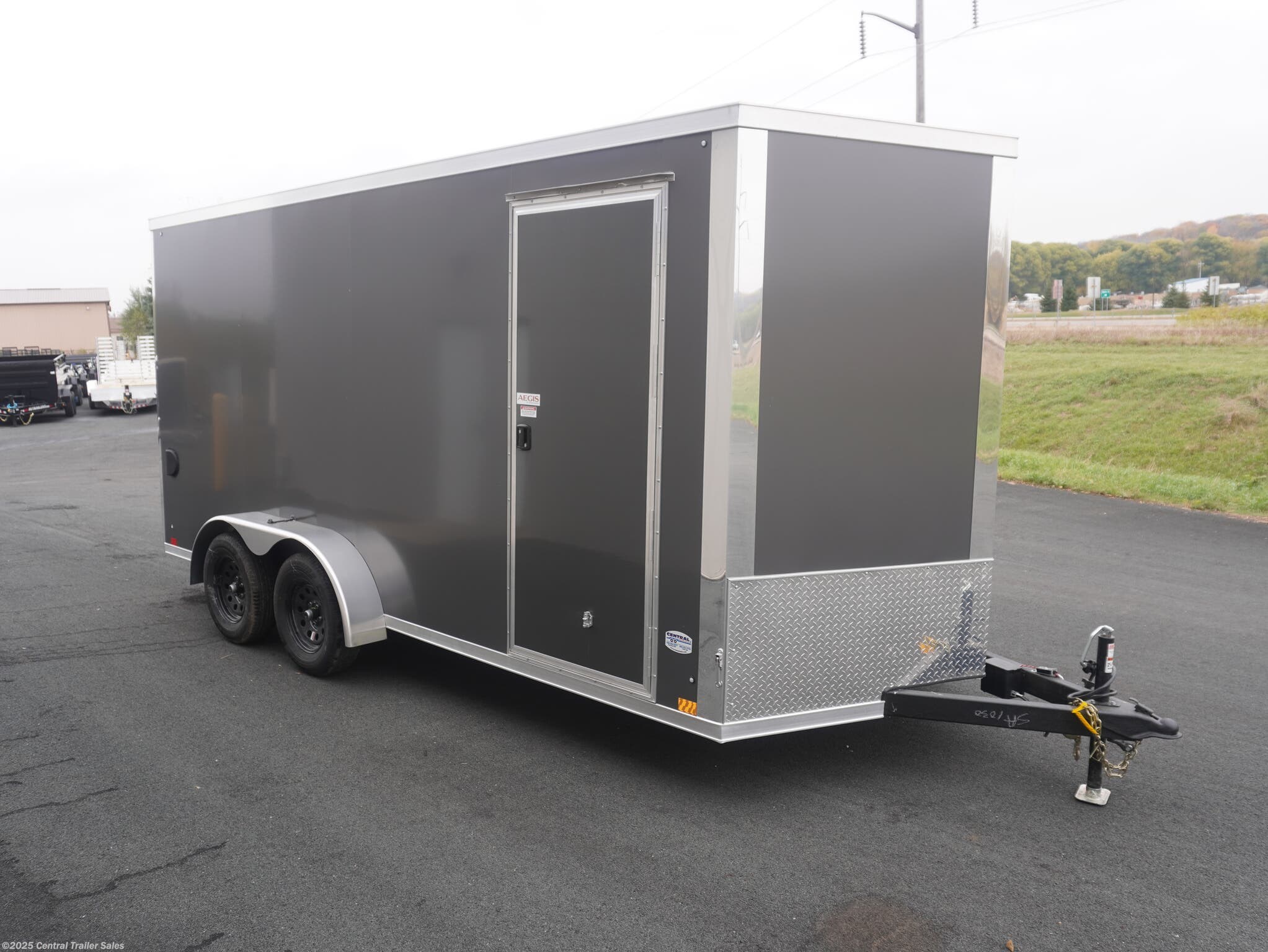 2026 Cross Trailers 7 x 16 TA 7x16 Alpha Steel Frame Cargo Trailer 7K GVWR - New Cargo Trailer for sale by Central Trailer Sales in Jordan, Minnesota