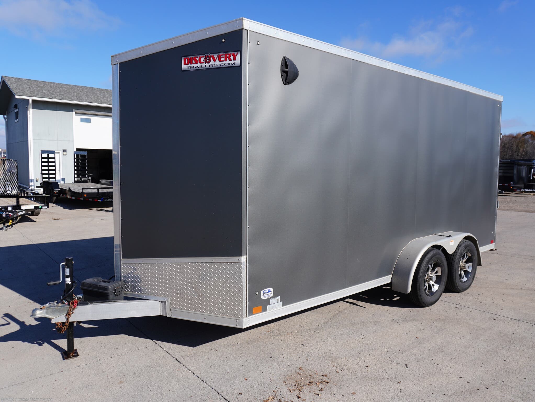 Used 2020 Discovery Trailers Endeavor Aluminum 7x16ft Aluminum Enclosed Cargo Trailer available in East Bethel, Minnesota