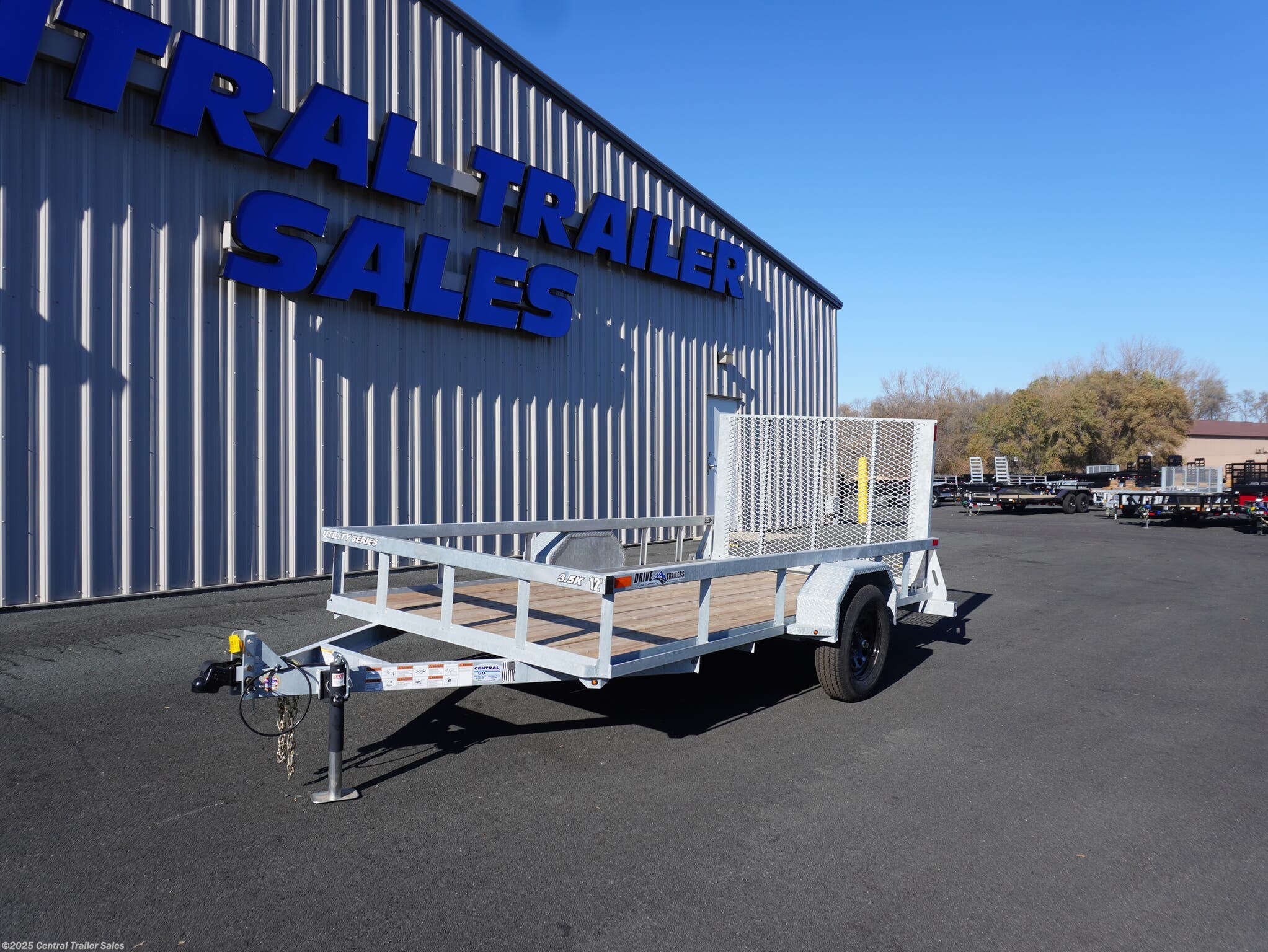 2026 Drive Trailers 6x12ft Galvanized Utility
