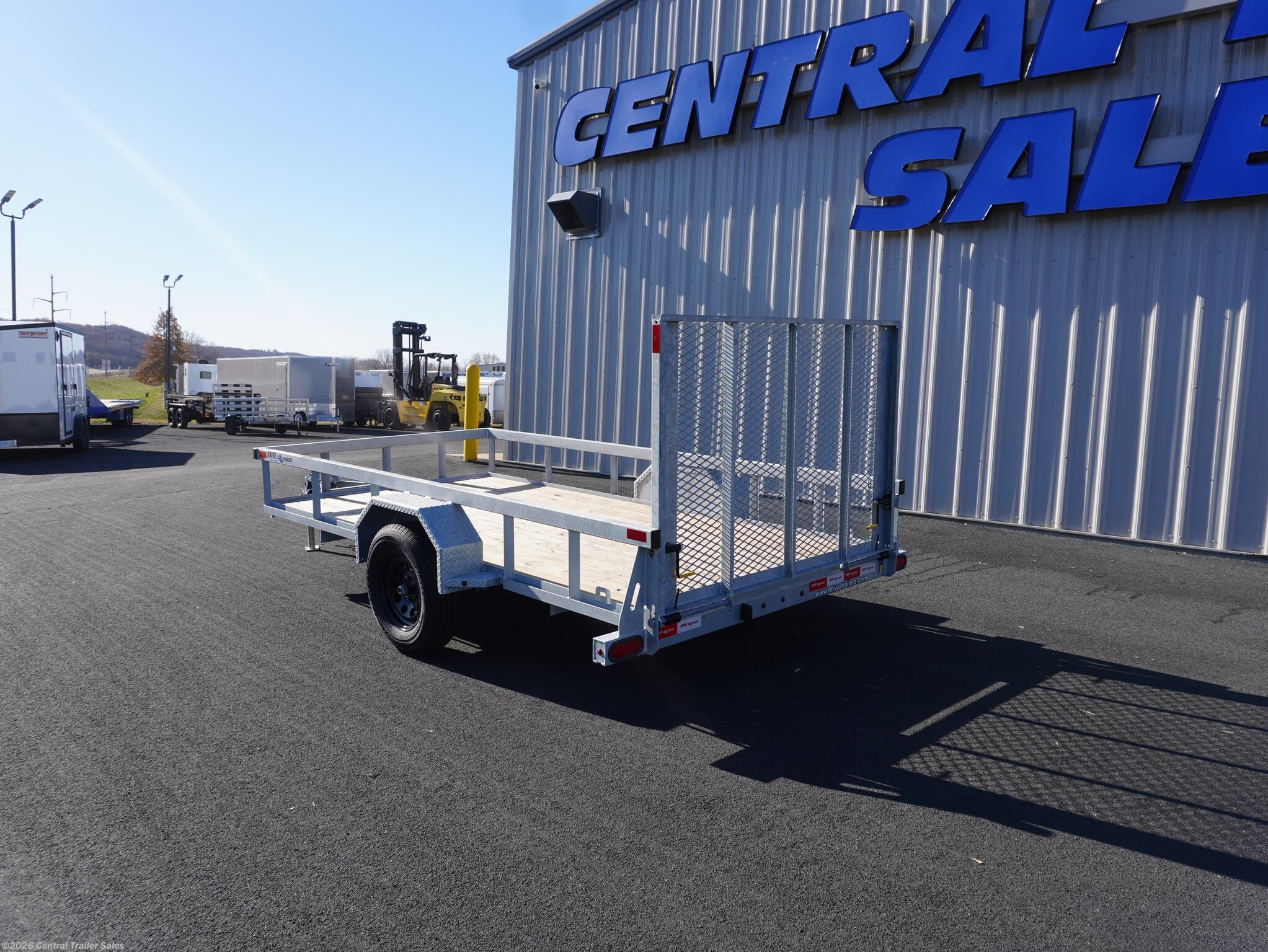 2026 Drive Trailers 6x12ft Galvanized Utility - New Utility Trailer for sale by Central Trailer Sales in Jordan, Minnesota