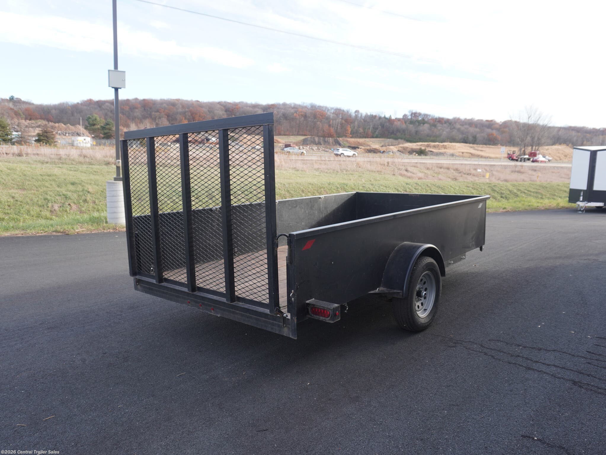2021 Single Axle Utility 76"x12' Utility Trailer W/23" Solid Sides by Miscellaneous from Central Trailer Sales in Jordan, Minnesota
