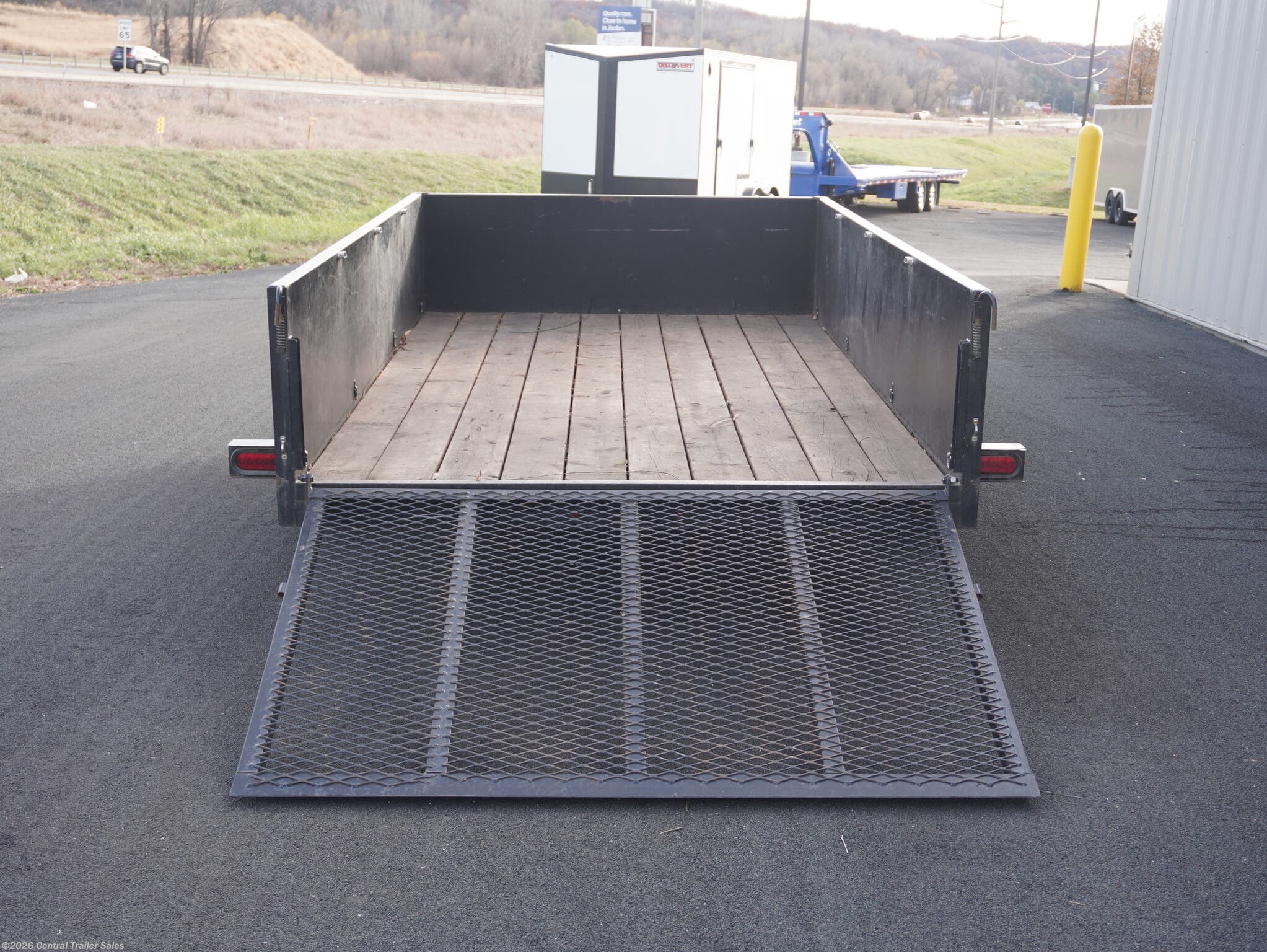 Used 2021 Miscellaneous Single Axle Utility 76"x12' Utility Trailer W/23" Solid Sides available in Jordan, Minnesota