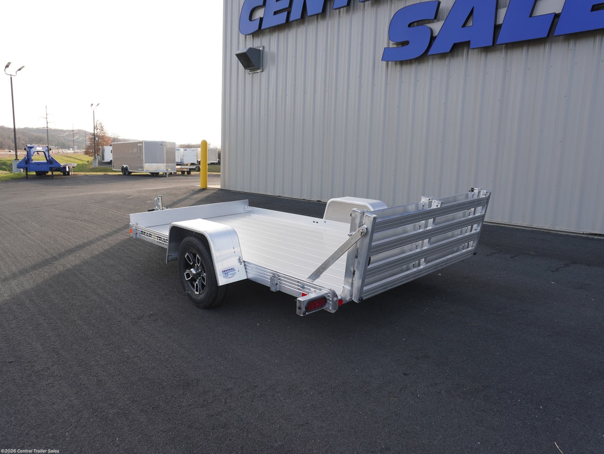2026 BTU 65"x10ft Aluminum Utility Trailer by Bear Track from Central Trailer Sales in Jordan, Minnesota