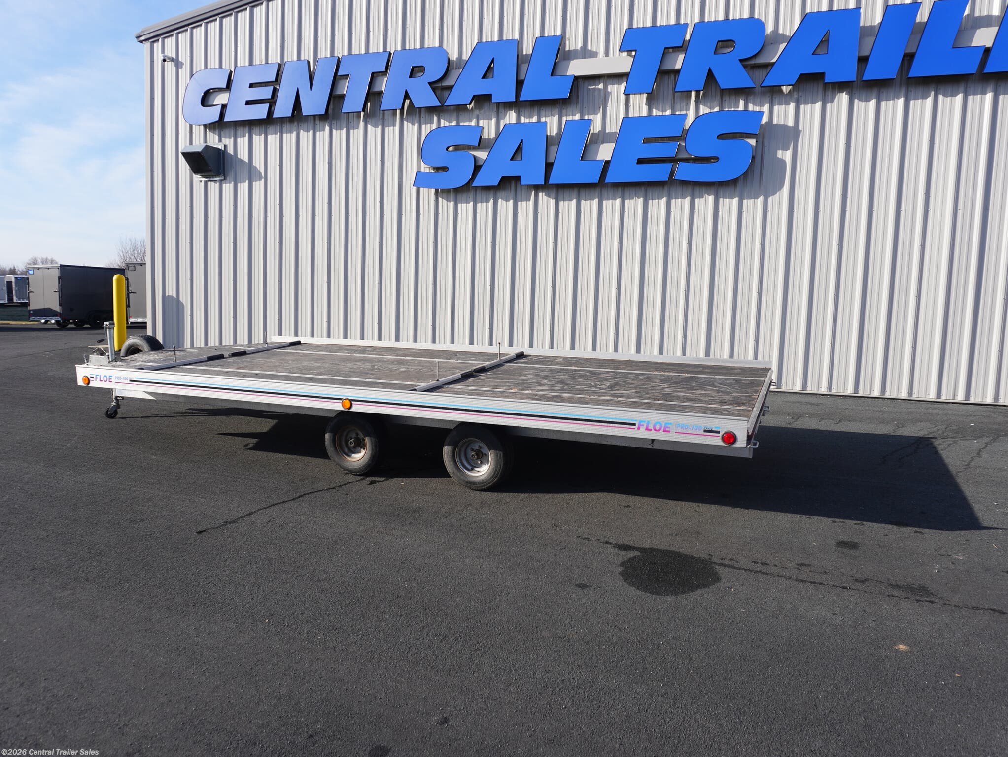 1998 FLOE 8.5'x22' 4 Place Snowmobile Trailer - Used Snowmobile Trailer for sale by Central Trailer Sales in Jordan, Minnesota