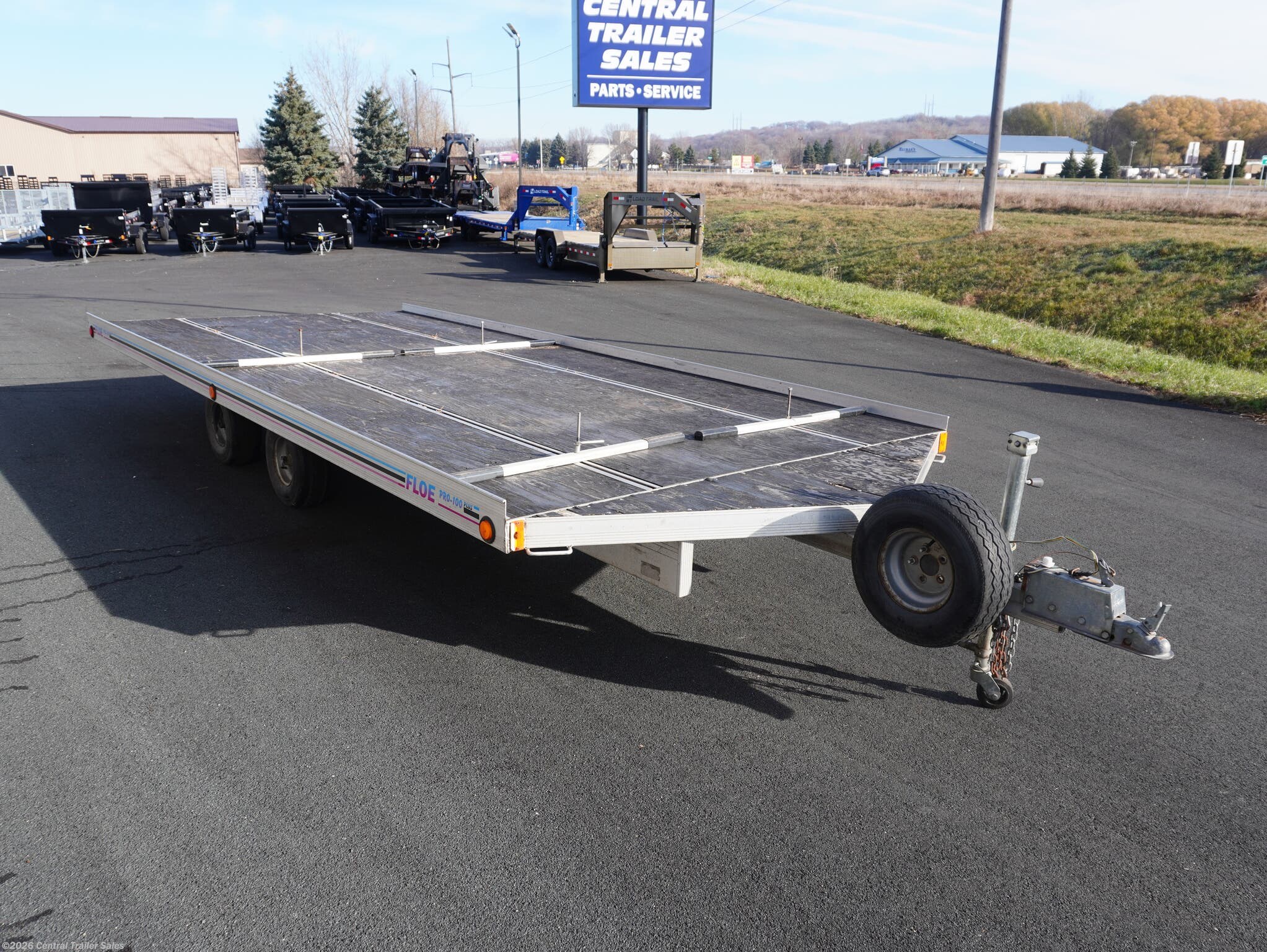 1998 8.5'x22' 4 Place Snowmobile Trailer by FLOE from Central Trailer Sales in Jordan, Minnesota