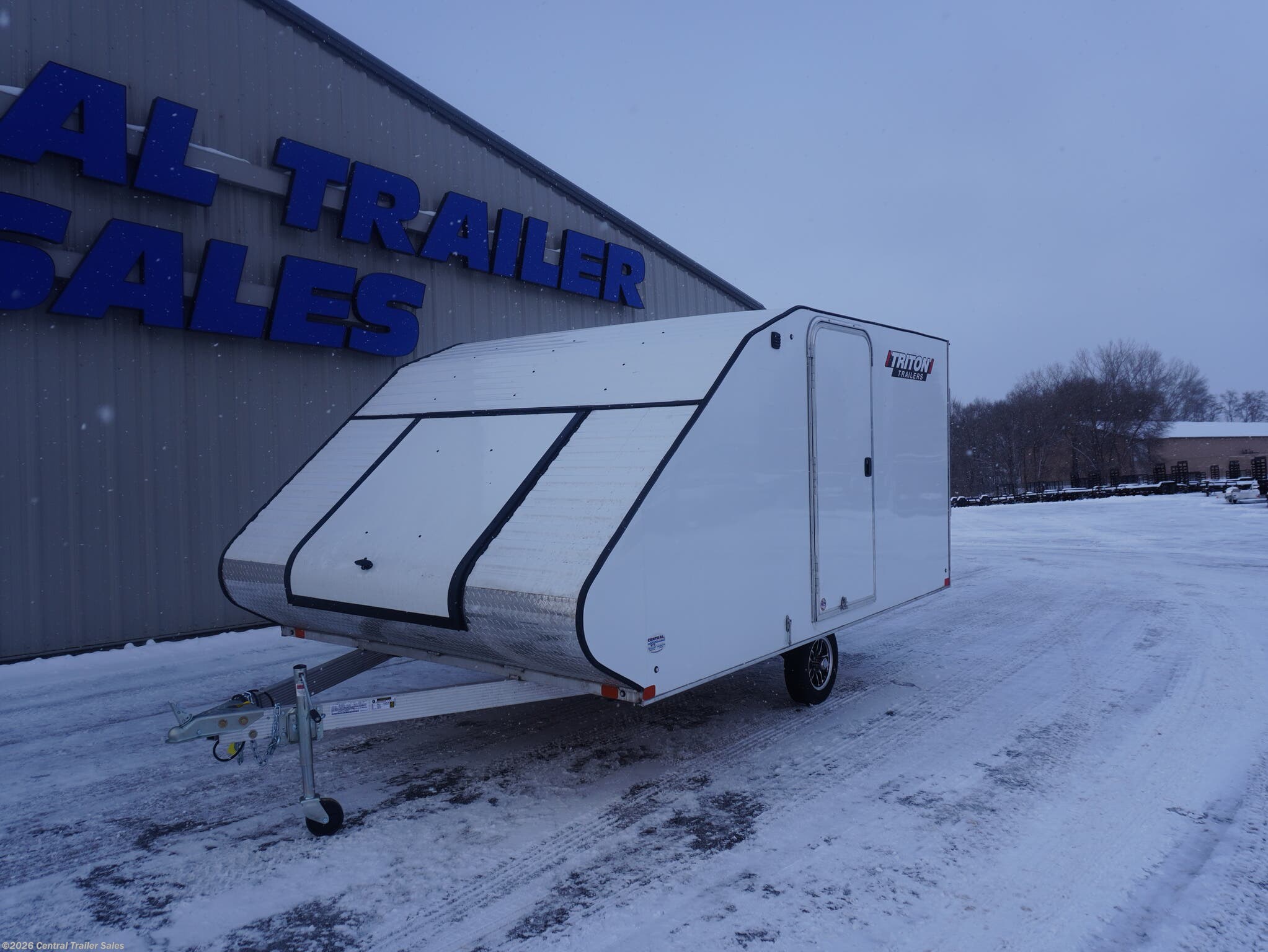 2026 Triton Trailers TC Series TC128 8.5x12ft Aluminum Enclosed Snow Trailer