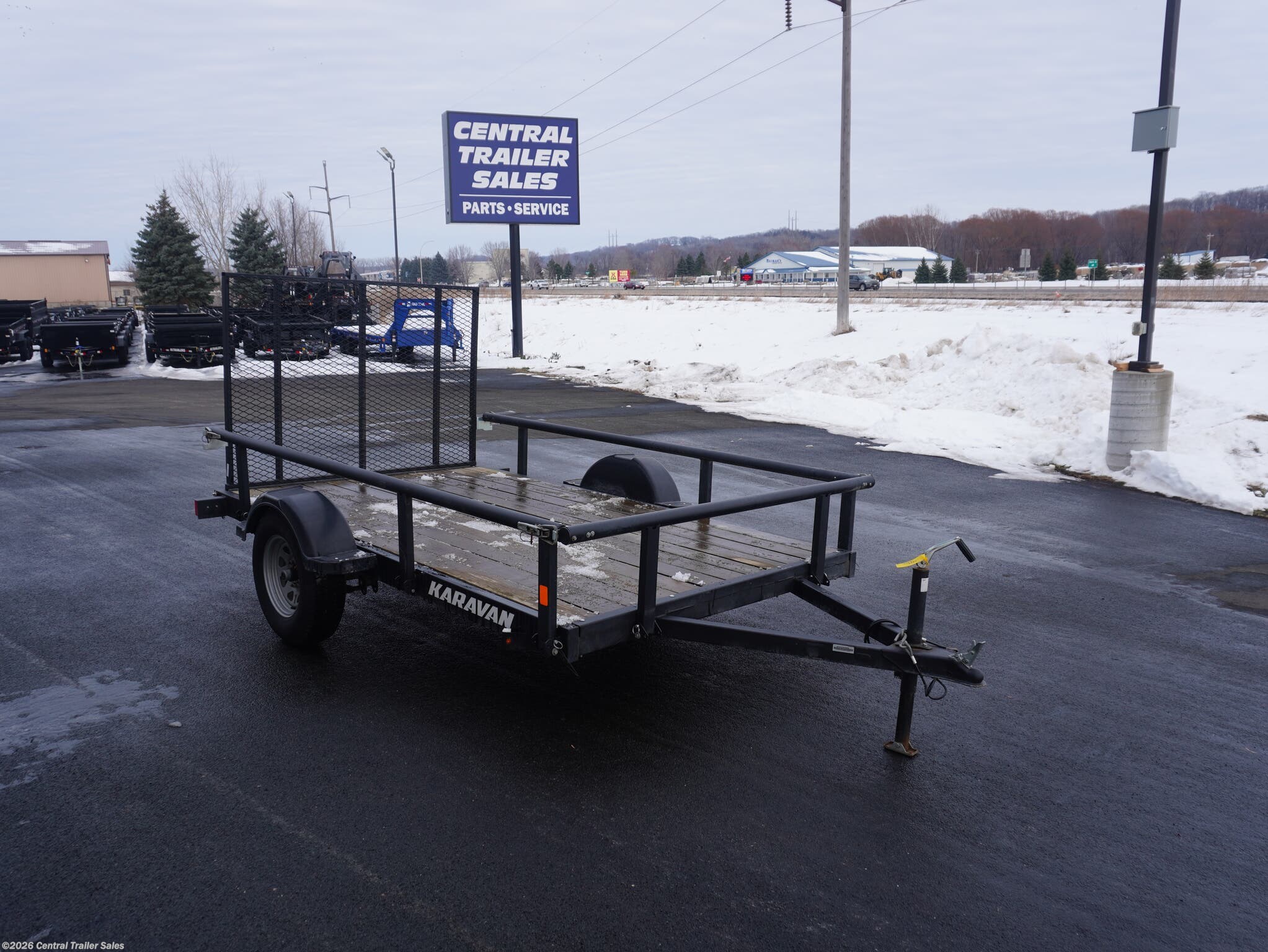 2022 Karavan 6x10 Steel Frame Utility - Used Utility Trailer for sale by Central Trailer Sales in Jordan, Minnesota