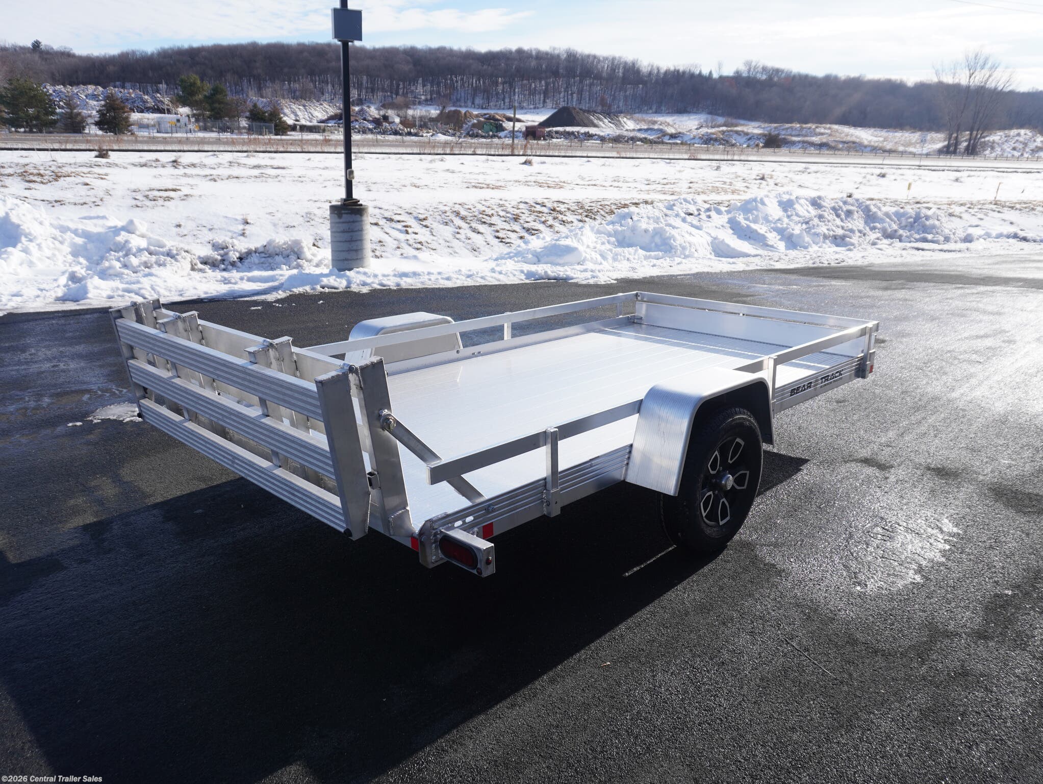 New 2026 Bear Track BTU 76"x12ft Aluminum Utility Trailer available in Jordan, Minnesota