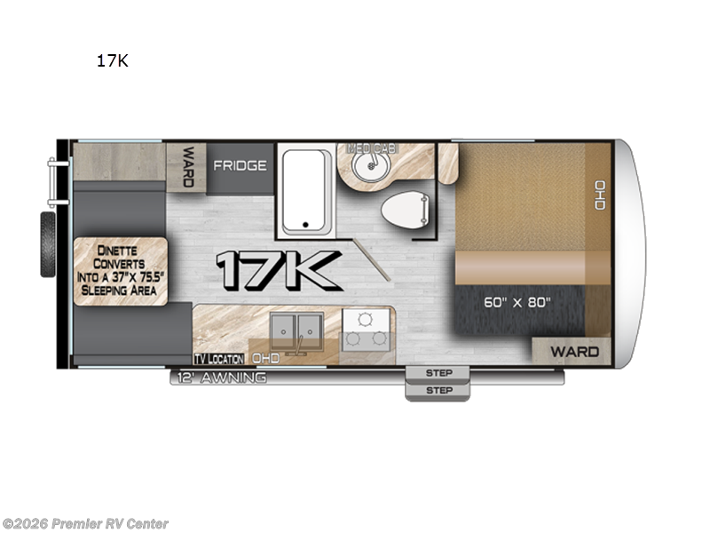 2026 Northwood Nash 17K - New Travel Trailer For Sale by Premier RV Center in Lewiston, Idaho