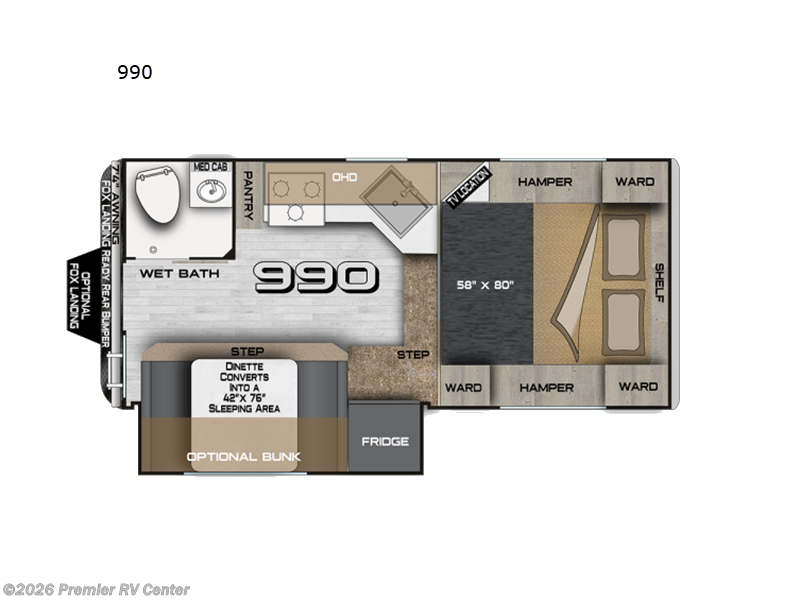 2026 Northwood Arctic Fox Camper 990 - New Truck Camper For Sale by Premier RV Center in Lewiston, Idaho features Slideout