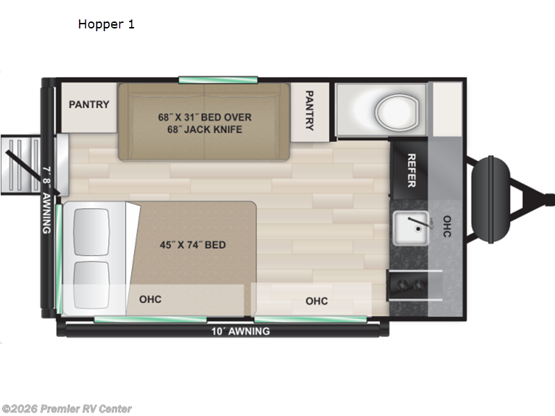 2026 Modern Buggy Trailers Hopper 1 - New Travel Trailer For Sale by Premier RV Center in Lewiston, Idaho
