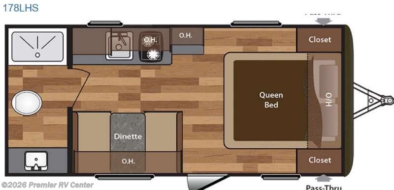 2017 Keystone Hideout Single Axle 178LHS - Used Travel Trailer For Sale by Premier RV Center in Lewiston, Idaho