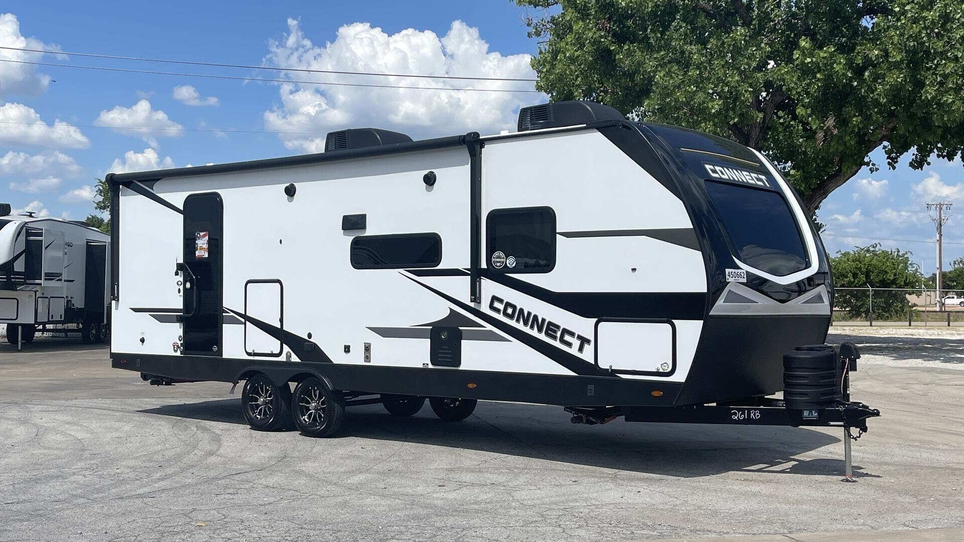 2025 K-Z Connect 261RB - New Travel Trailer For Sale by McClains RV  in Kerrville, Texas features Exterior Speakers, Spare Tire Kit, Hitch, CO Detector, Smoke Detector