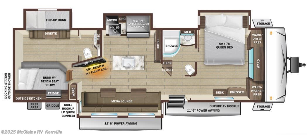 2025 Highland Ridge Open Range 338BHS - New Travel Trailer For Sale by McClains RV  in Kerrville, Texas