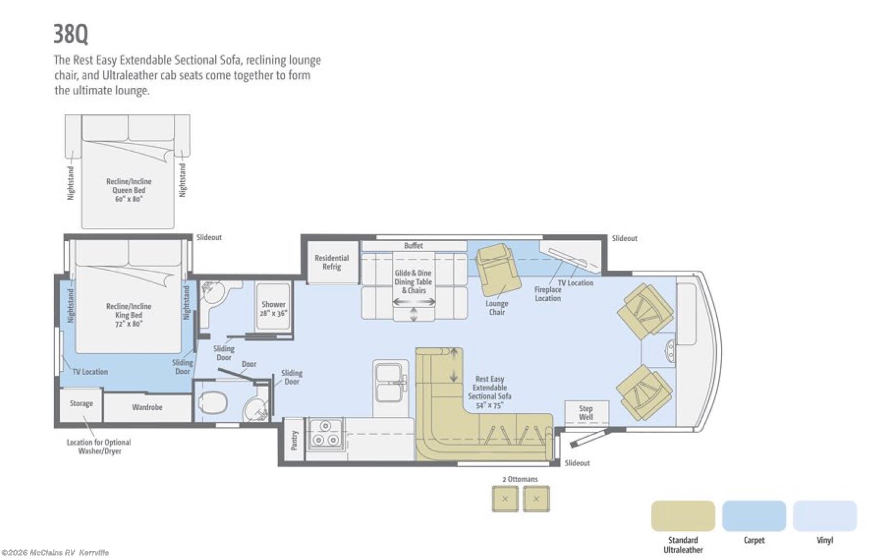 2017 Winnebago Adventurer 38Q - Used Class A For Sale by McClains RV  in Kerrville, Texas