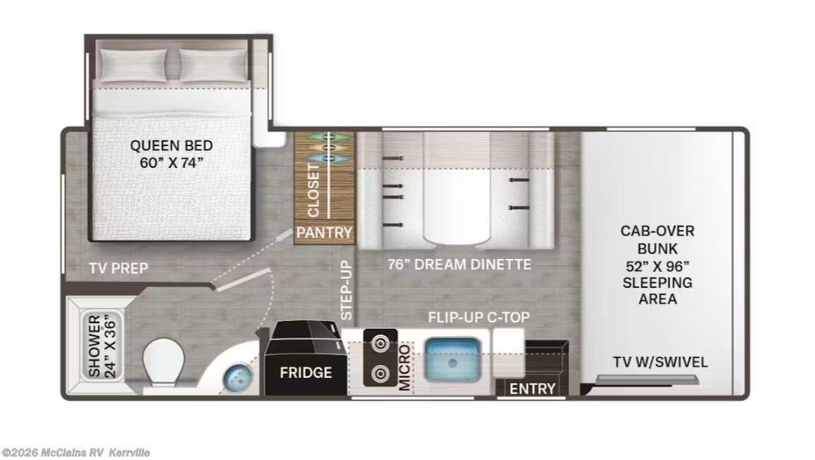 2026 Thor Motor Coach Quantum LZ22 - New Class C For Sale by McClains RV  in Kerrville, Texas