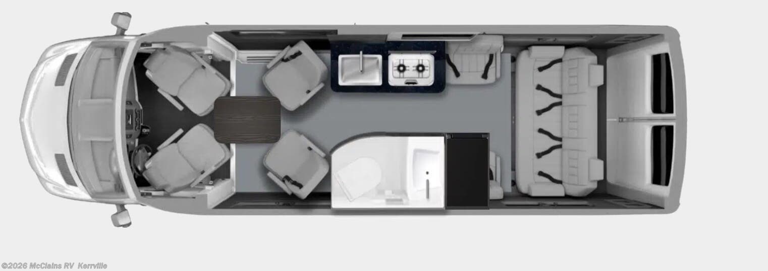 2027 Grech RV Strada AWD LOUNGE-ION - New Class B For Sale by McClains RV  in Kerrville, Texas features Backup Monitor, Microwave, Convection Microwave, Bath & 1/2, Power Awning