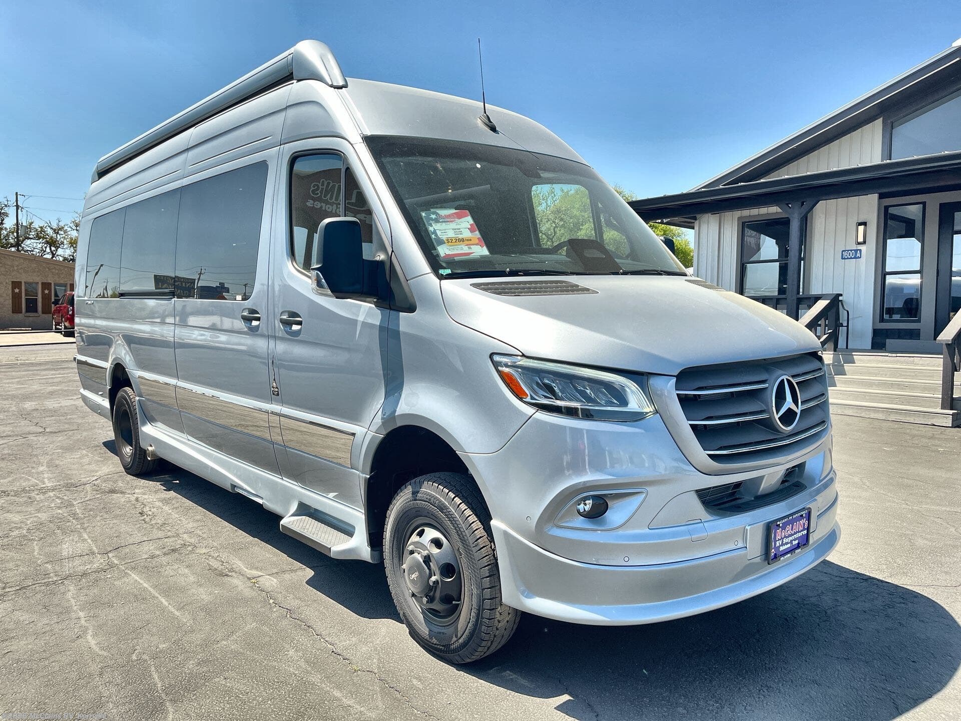 2027 Grech RV Strada AWD LOUNGE-ION - New Class B For Sale by McClains RV  in Kerrville, Texas features Roof Vents, Batteries, Auxiliary Battery, Microwave, LP Detector