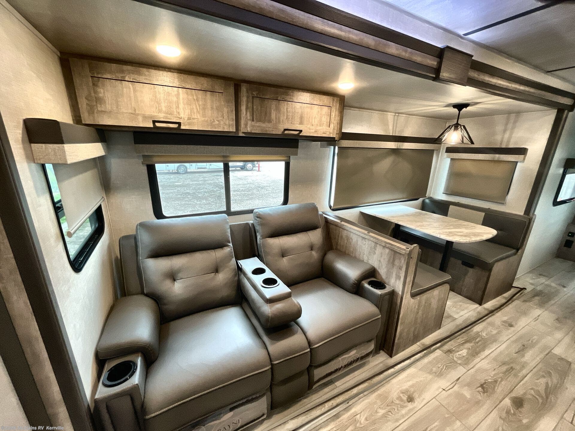 2023 Forest River Grand Surveyor 267RBS - Used Travel Trailer For Sale by McClains RV  in Kerrville, Texas features Refrigerator, Stove, Air Conditioning, Self Contained, Ladder